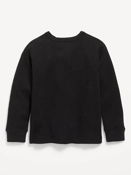 Image number 2 showing, Long-Sleeve Thermal Knit T-Shirt for Toddler Boys