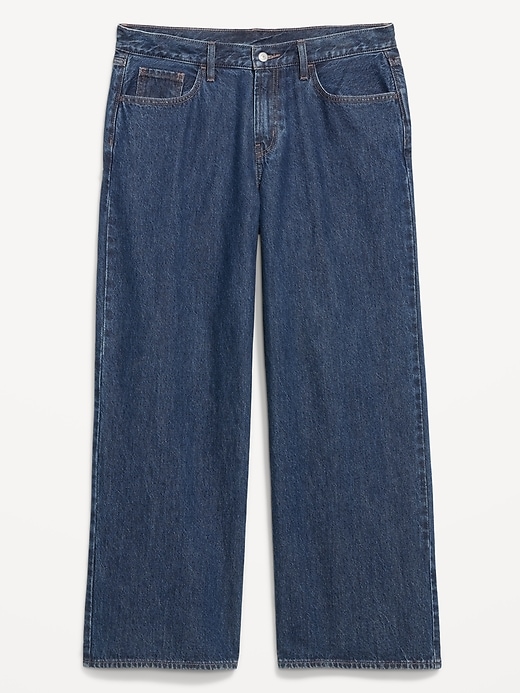 Image number 7 showing, Mid-Rise Wow Baggy Wide-Leg Jeans