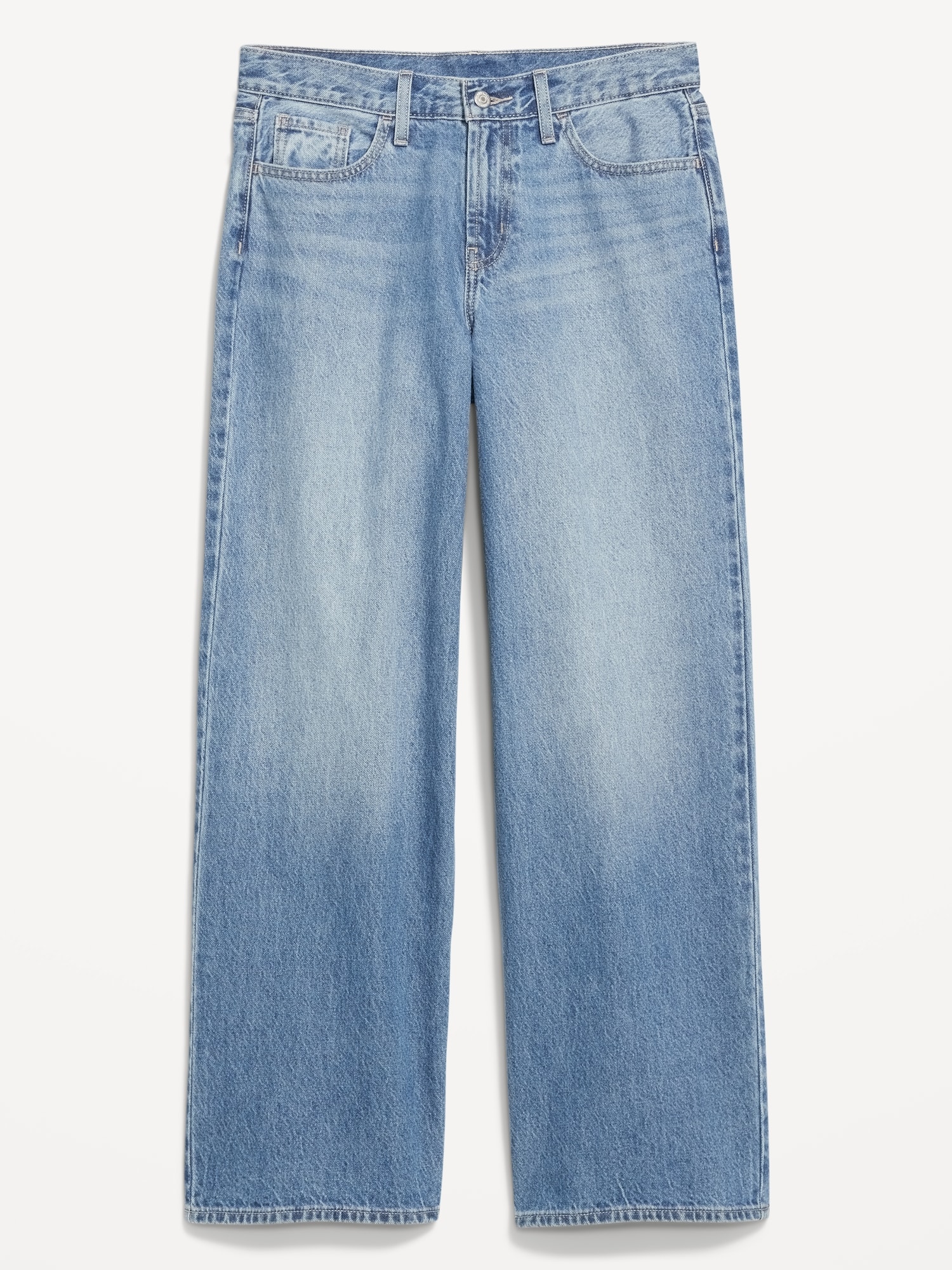 Mid-Rise Wow Baggy Wide-Leg Jeans | Old Navy