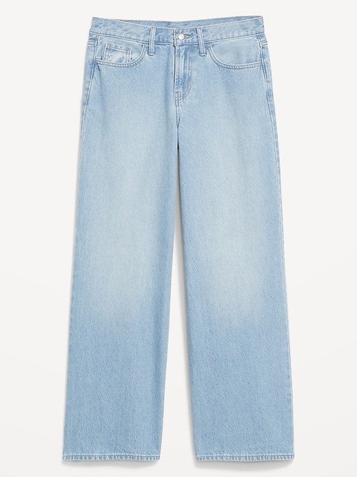 Image number 7 showing, Mid-Rise Wow Baggy Wide-Leg Jeans
