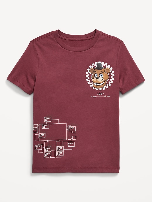 Image number 1 showing, Five Nights at Freddy's™ Gender-Neutral Graphic T-Shirt for Kids