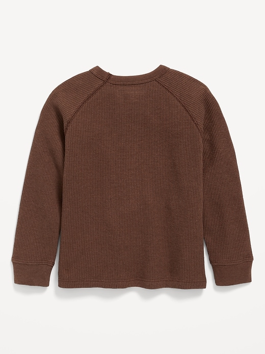 Image number 2 showing, Long-Sleeve Thermal Knit T-Shirt for Toddler Boys