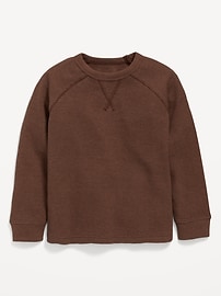 Image number 1 showing, Long-Sleeve Thermal Knit T-Shirt for Toddler Boys