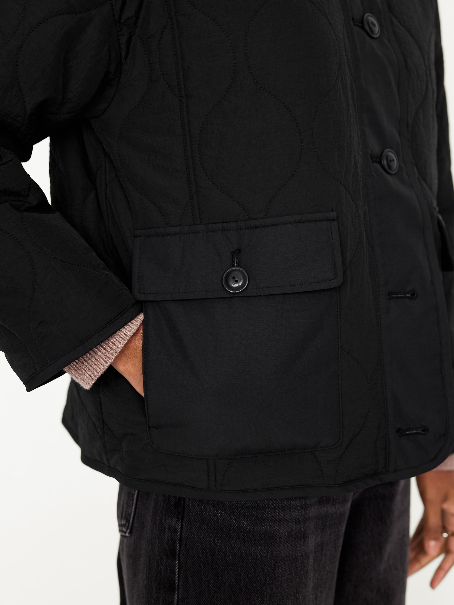 Quilted Nylon Jacket