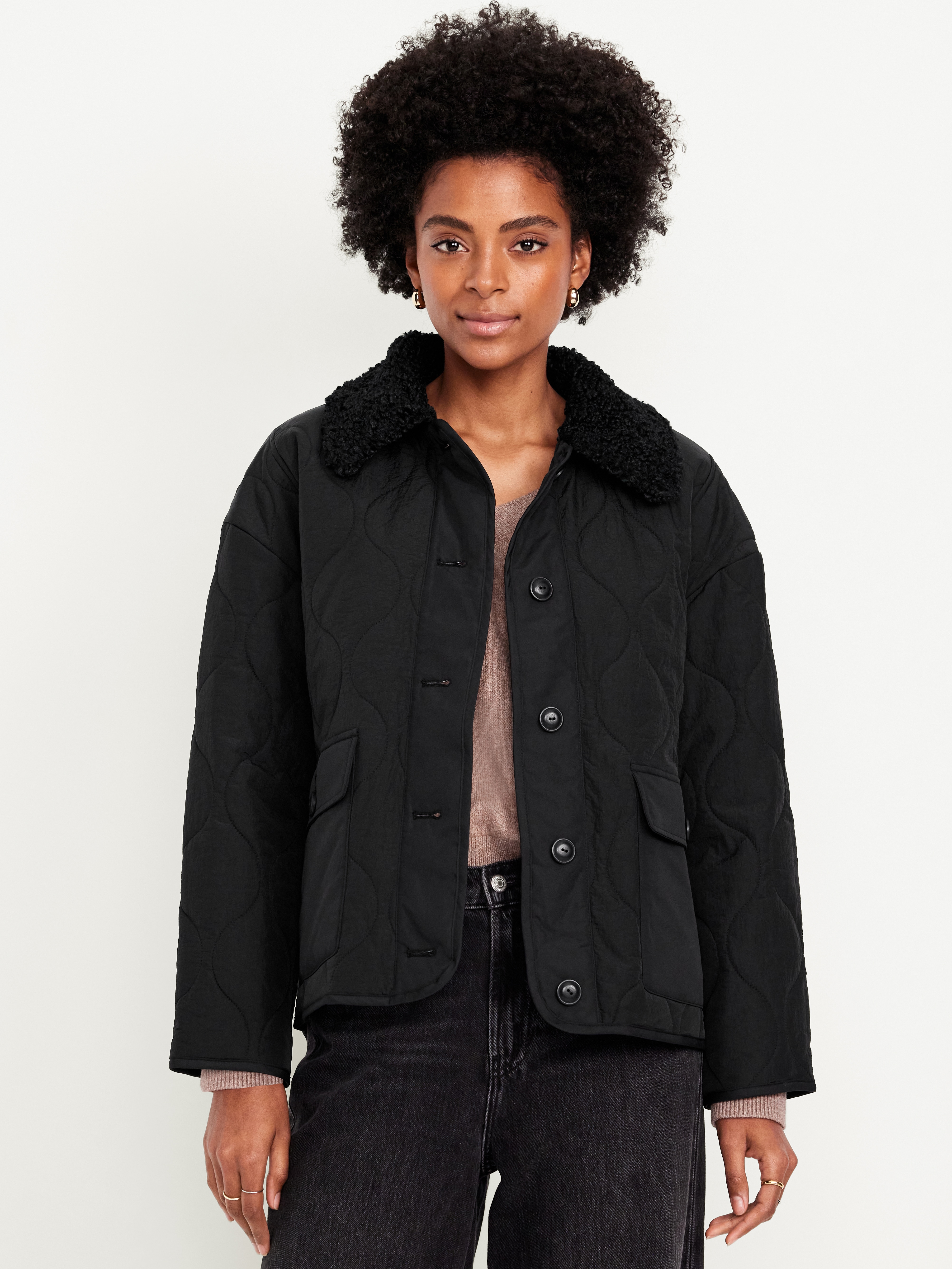 ジャケット・アウター ARGUE NYLON OVER BUTTON DOWN BLOUSON cn59945332.png