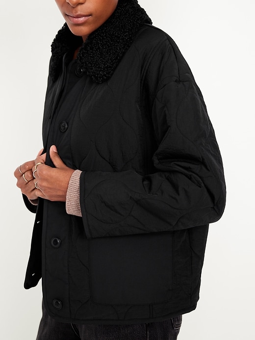 Image number 6 showing, Quilted Nylon Jacket