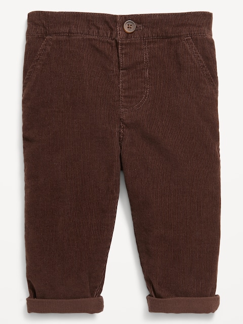 Corduroy Pants for Baby - Tannin Brown