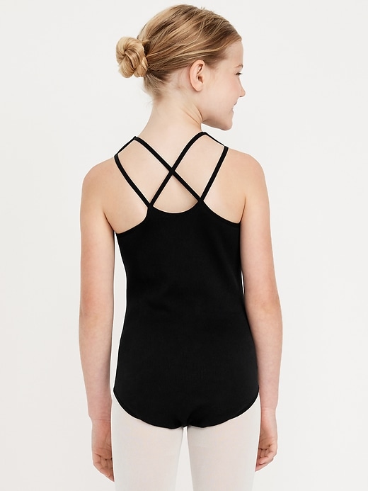 Image number 2 showing, Seamless Fitted Sleeveless Leotard for Girls