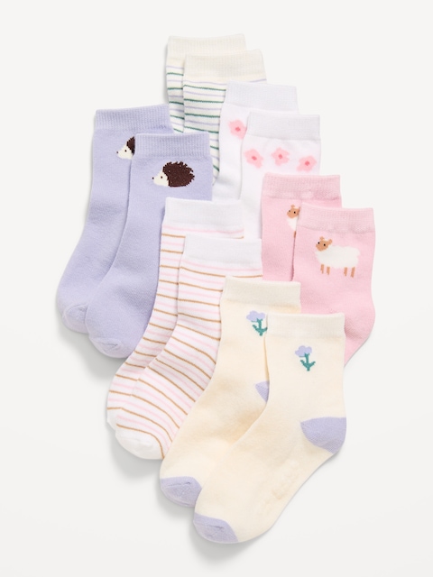 Crew Socks 6-Pack for Toddler & Baby - Sheep