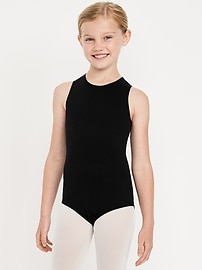 Image number 1 showing, Seamless Fitted Sleeveless Leotard for Girls