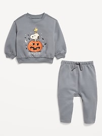 Image number 3 showing, Peanuts™ Snoopy Graphic Sweatshirt and Pants Set for Baby
