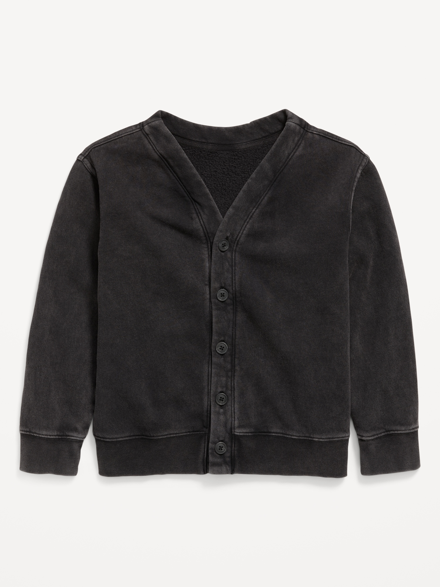 Loose Fleece Cardigan Sweater for Boys