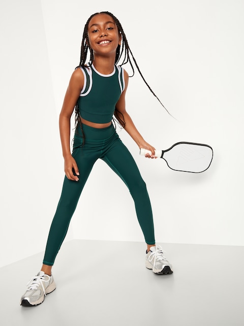 PowerSoft Strappy Longline Sports Bra for Girls