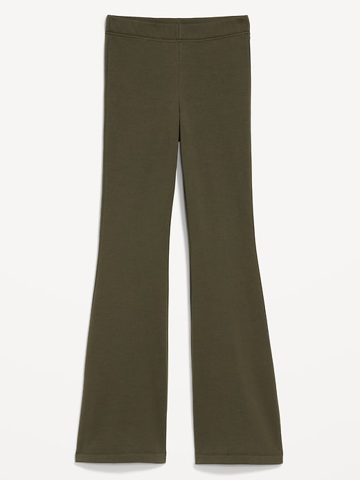 Image number 3 showing, High-Waisted Fleece-Lined Flared Leggings