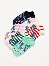 Image number 1 showing, Disney© 6-Pack Novelty Ankle Socks for Women