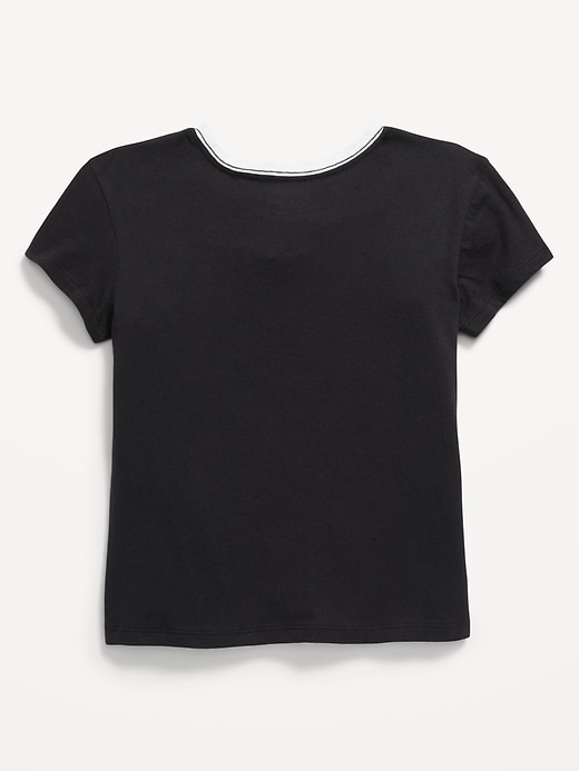 Image number 2 showing, Short-Sleeve Graphic T-Shirt for Girls
