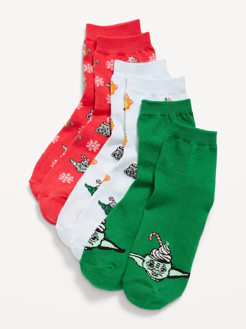Disney© 3-Pack Novelty Quarter Crew Socks for Women - Star Wars