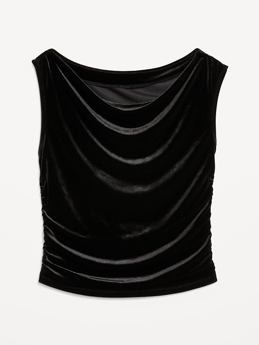 Image number 8 showing, Velvet Ruched Top