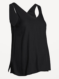 Image number 2 showing, Maternity Crepe Shell Tank