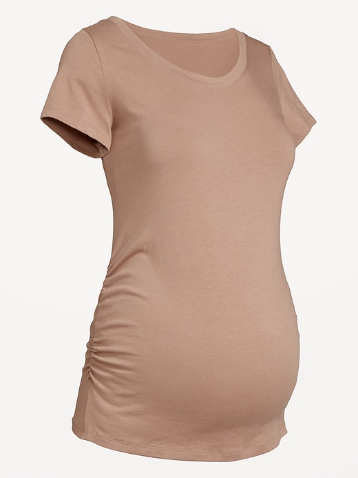 Image number 4 showing, Maternity Scoop-Neck T-Shirt