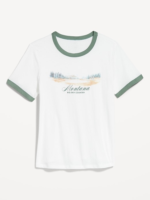 Image number 9 showing, EveryWear Graphic Ringer T-Shirt
