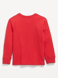 Image number 2 showing, Long-Sleeve Pocket T-Shirt for Toddler Boys