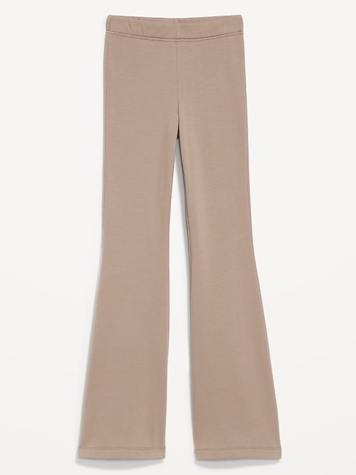 Image number 3 showing, High-Waisted Fleece-Lined Flared Leggings