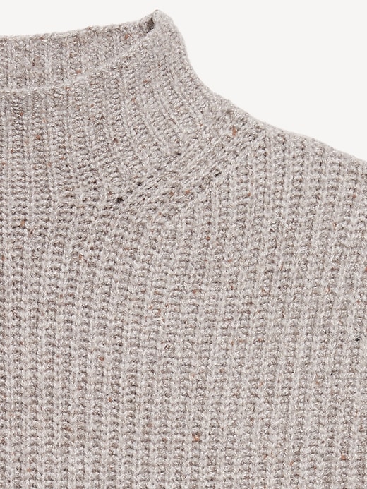 Image number 5 showing, SoSoft Cropped Mock-Neck Sweater