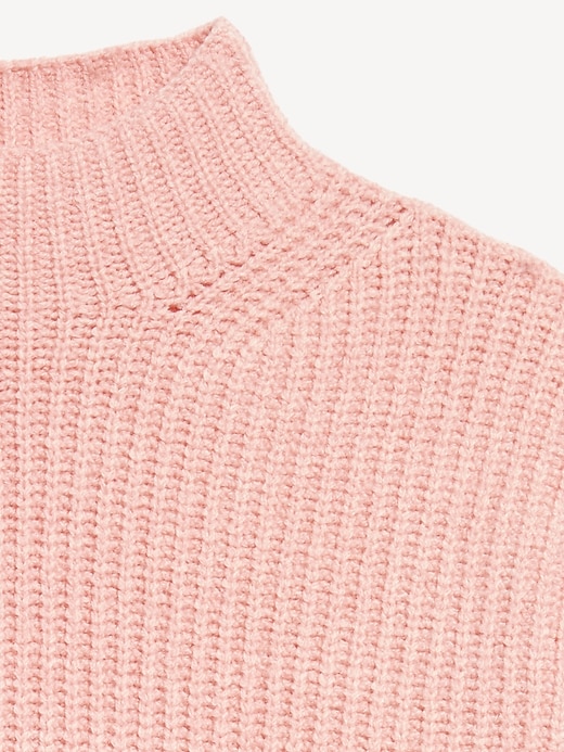 Image number 5 showing, SoSoft Cropped Mock-Neck Sweater