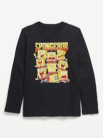 Image number 1 showing, SpongeBob SquarePants™ Gender-Neutral Graphic T-Shirt for Kids