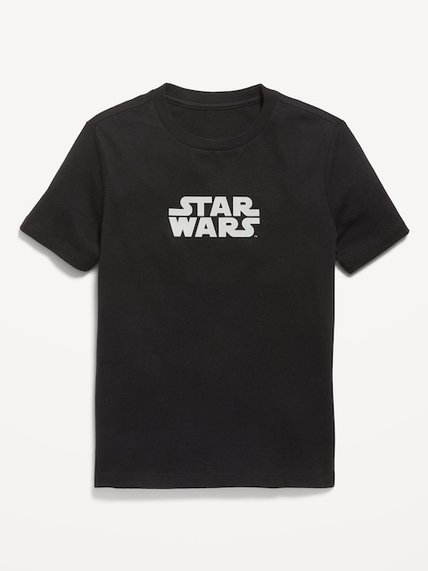 Star Wars™ Gender-Neutral Graphic T-Shirt for Kids - Black Jack