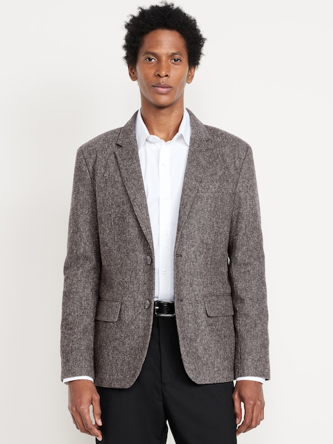 Wool-Blend Blazer