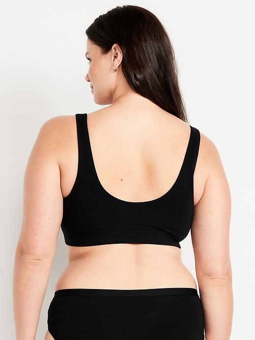 Image number 5 showing, Ruched Cotton Bralette