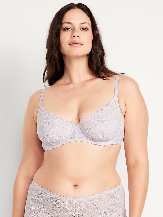 Image number 5 showing, Lace Balconette Bra