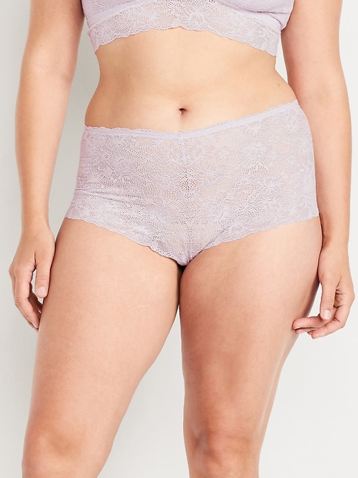 Image number 5 showing, Lace Boyshort Underwear