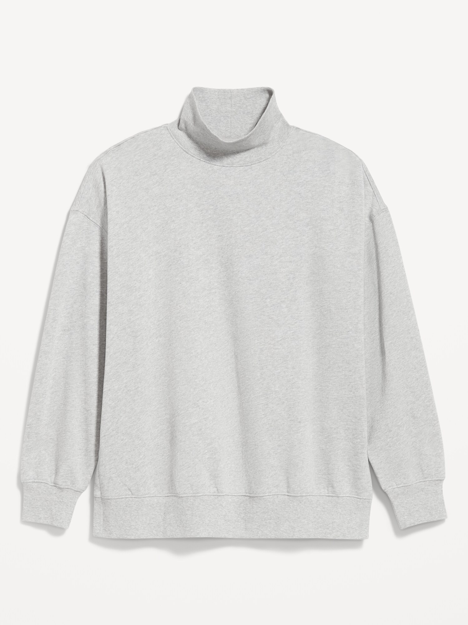 Женская толстовка Old Navy SoComfy Oversized Tunic, цвет: Меланжевый серый — фото 4