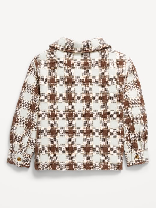 Image number 2 showing, Long-Sleeve Plaid Flannel Pocket Shirt for Toddler Boys