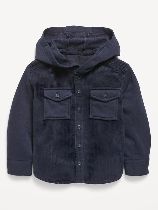 Image number 1 showing, Hooded Corduroy Jacket for Toddler Boys