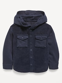 Image number 1 showing, Hooded Corduroy Jacket for Toddler Boys