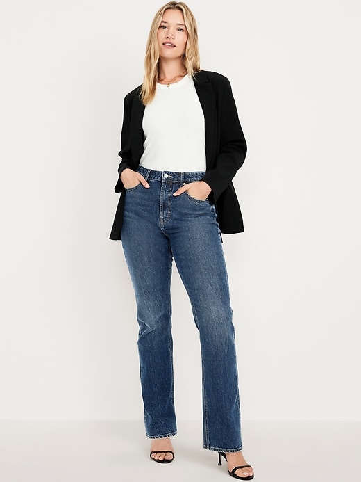 Image number 4 showing, Extra High-Waisted Boot-Cut Jeans