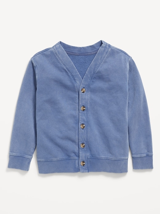 Image number 2 showing, Loose Fleece Cardigan Sweater for Boys