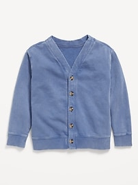 Image number 2 showing, Loose Fleece Cardigan Sweater for Boys