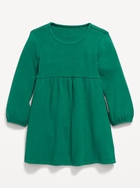 Image number 1 showing, Long-Sleeve Waffle-Knit Dress for Toddler Girls