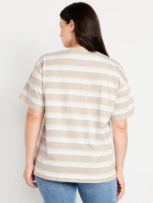 Image number 5 showing, Heavyweight Oversized Striped T-Shirt