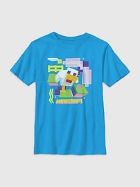 Image number 1 showing, Minecraft Chicken Graphic T-Shirt For Kids
