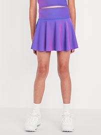 Image number 3 showing, High-Waisted PowerSoft Ribbed Skort for Girls
