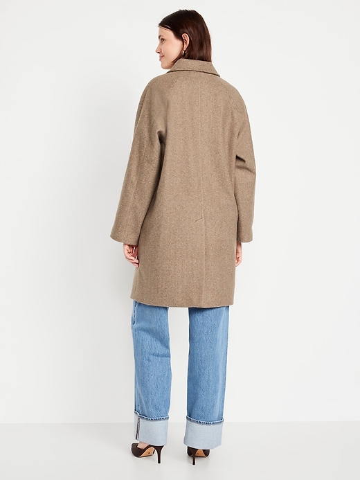 Image number 2 showing, Button-Front Mac Coat