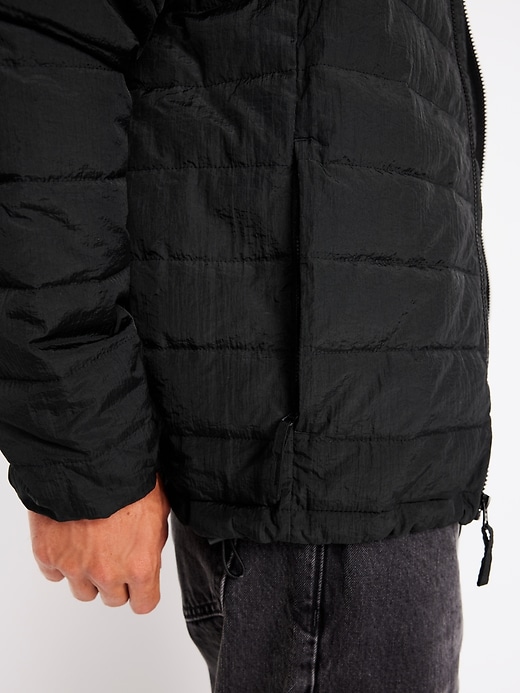 Image number 4 showing, Water-Resistant Narrow-Channel Nylon Puffer Jacket