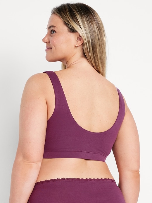 Image number 7 showing, Ruched Cotton Bralette