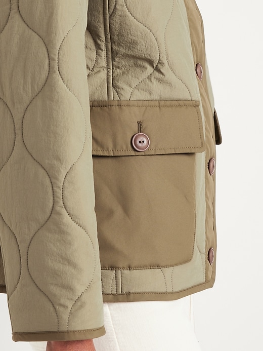 Image number 5 showing, Quilted Nylon Jacket